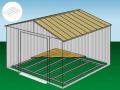 Grīdas rāmis noliktavai 3,2x3,6 m